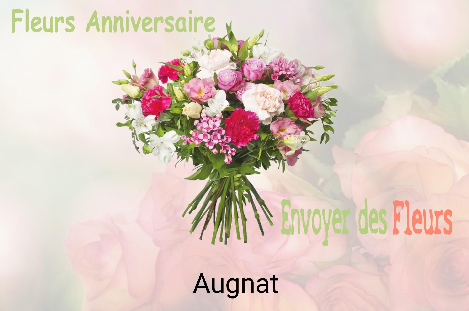 Bouquet de fleurs d’anniversaire livré à Augnat